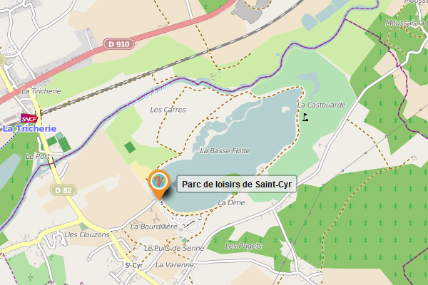 Aperçu de la carte de Saint-Cyr